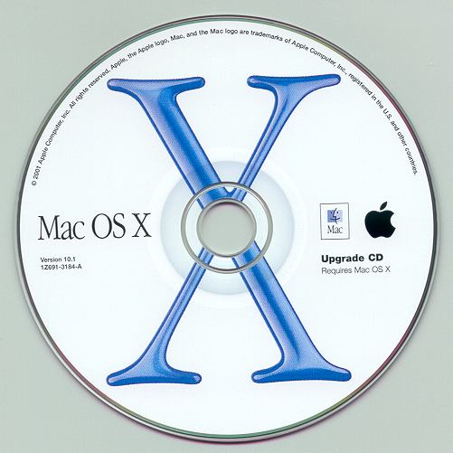 Mac OS X 10.1 CD